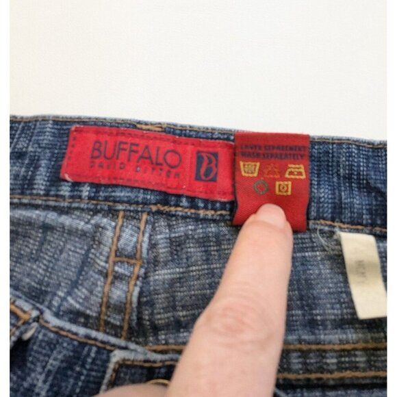 Y2K Vintage Buffalo David Bitton Women's Sand Damaged Jeans Size 25/XS - Picture 4 of 9